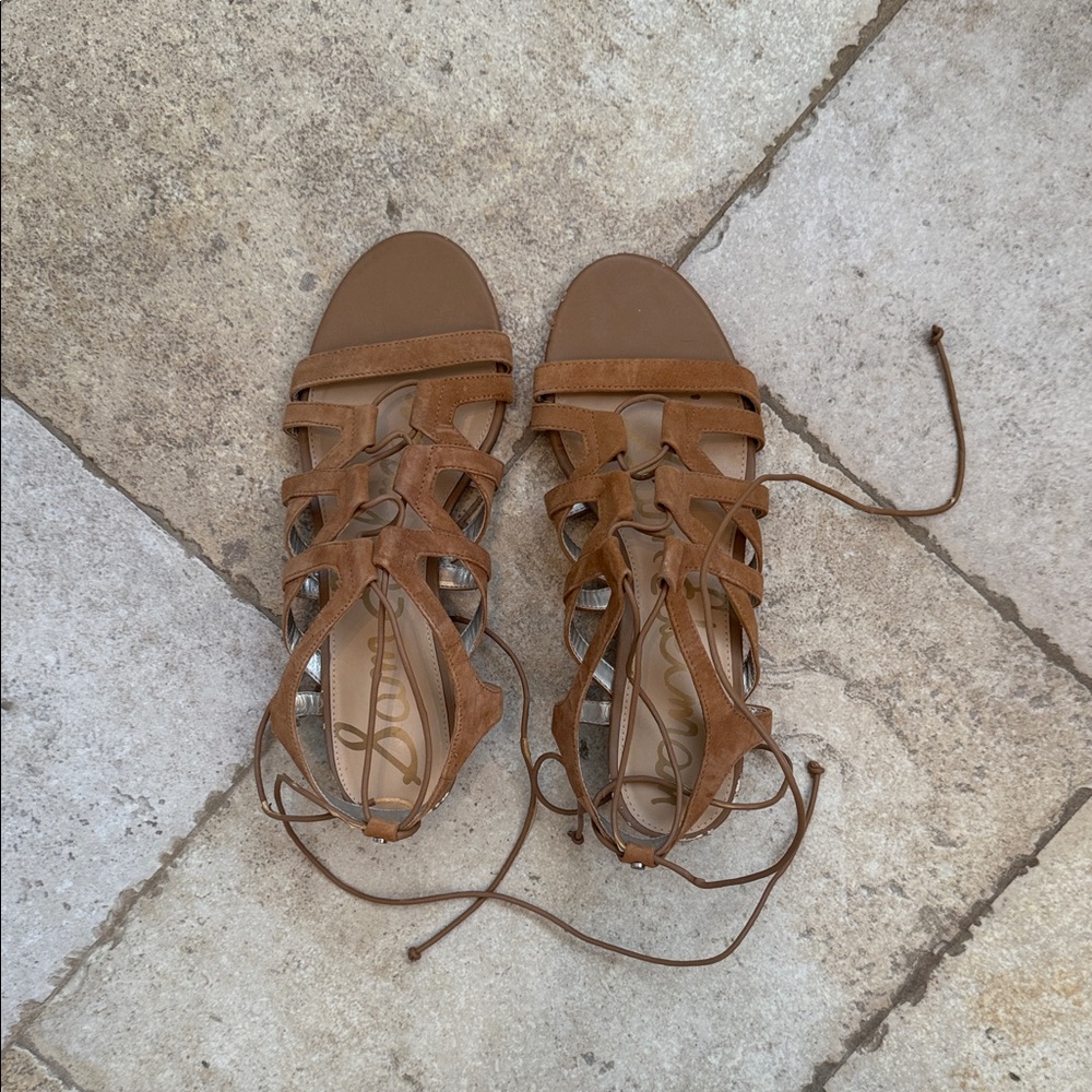 Sam Edelman Tan Gladiator Sandals